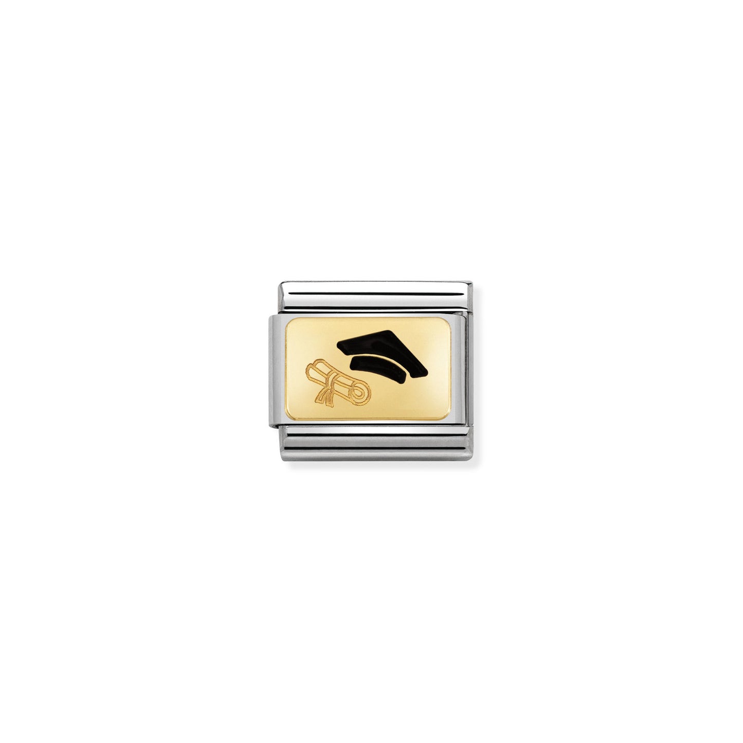 Composable Classic Dekoratif Link - Plakalar - Diploma - (27 Diploma) 18K Altın