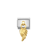 Composable Classic Dekoratif Charm - Charm Semboller - Kanat - (06 Wing) 18K Altın