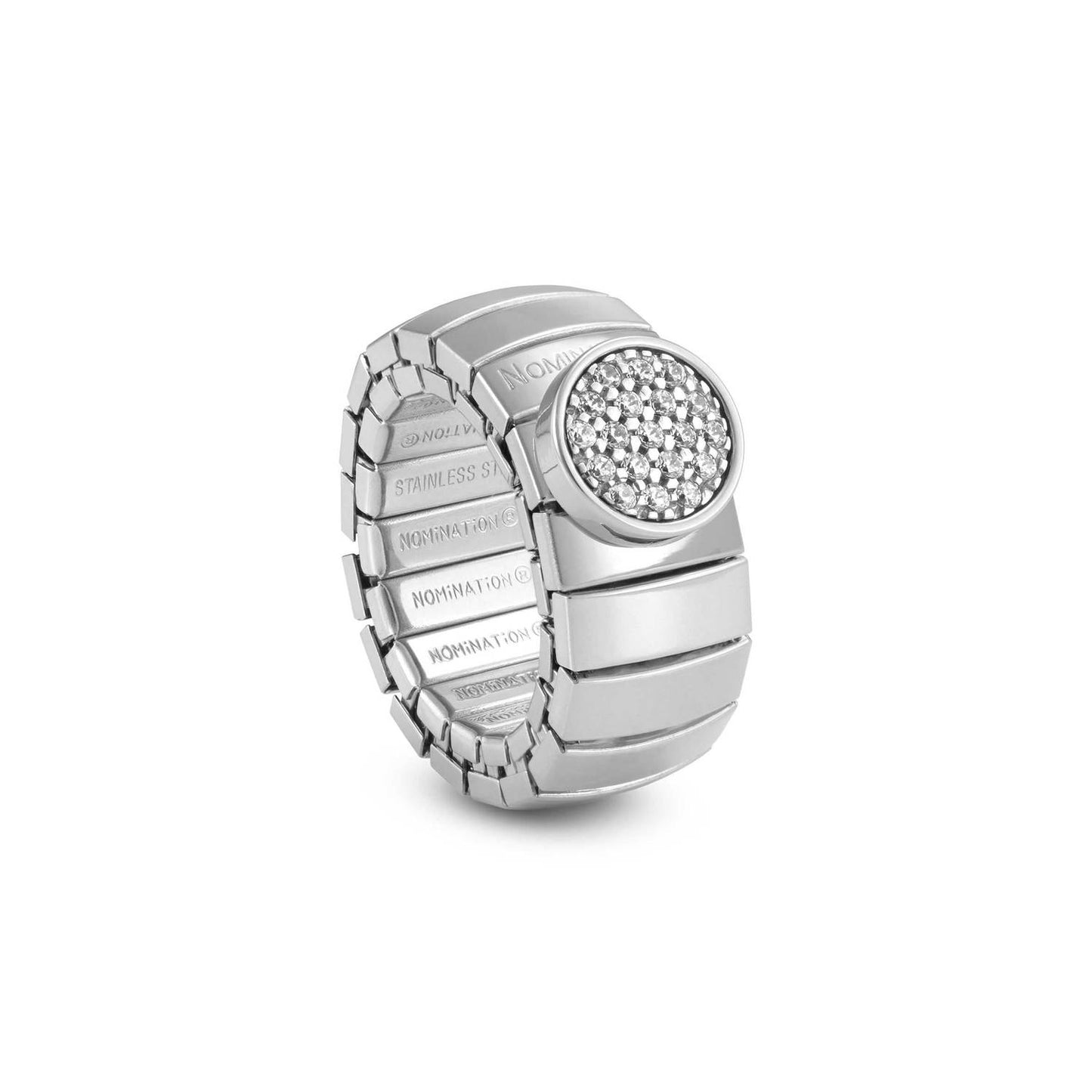 LOTUS Med. Bileklik in s.Çelik, 925 sterling Gümüş,Cz Ve 2 Taş  Beyaz Pearl