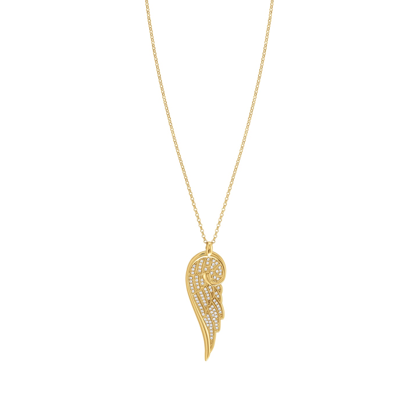 Angel - Kolye - Sarı altın