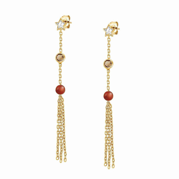 BELLA Bileklik ed, DETAILS925 ayar Gümüş ve Kübik Zirk. Altın Mixed Chain