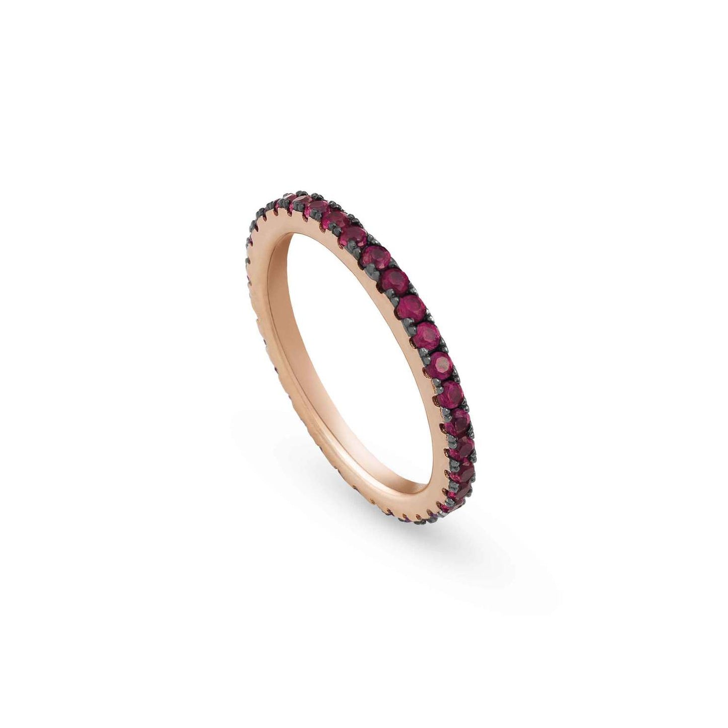 Easychic - Yüzük - Kırmızı Rosegold Finish 5 Boyut 13