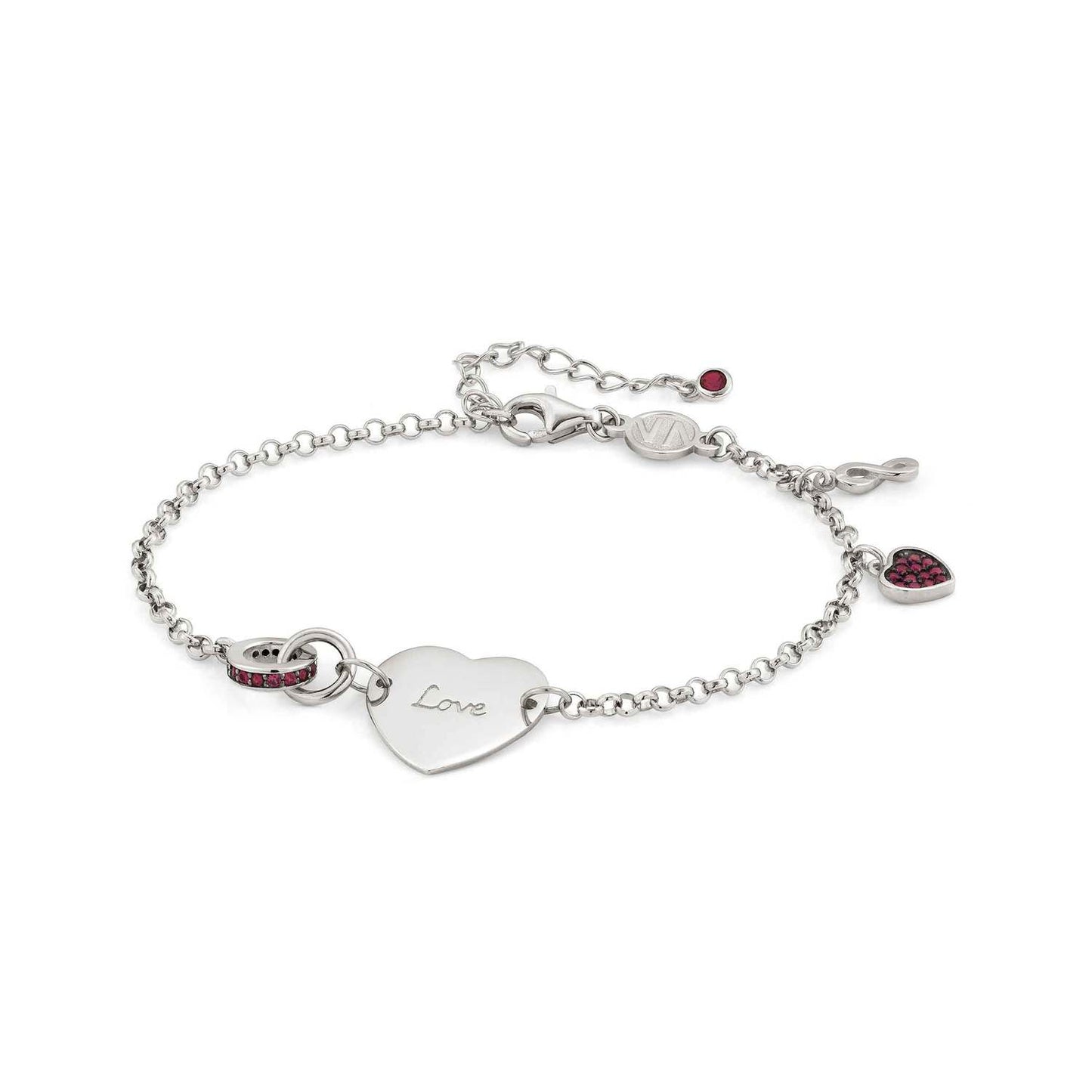 Easychic - Kolye - Silver Finish Love