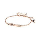 Easychic - Kolye - En iyi arkadaşlar rosegold bitiş