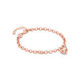 Sweetrock - Bileklik - Arrow Rose altın ile Kalp