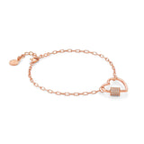 Charming - Bileklik - Rose altın kalp