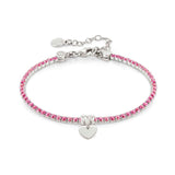Chic&Charm - Bileklik - Pembe kalp