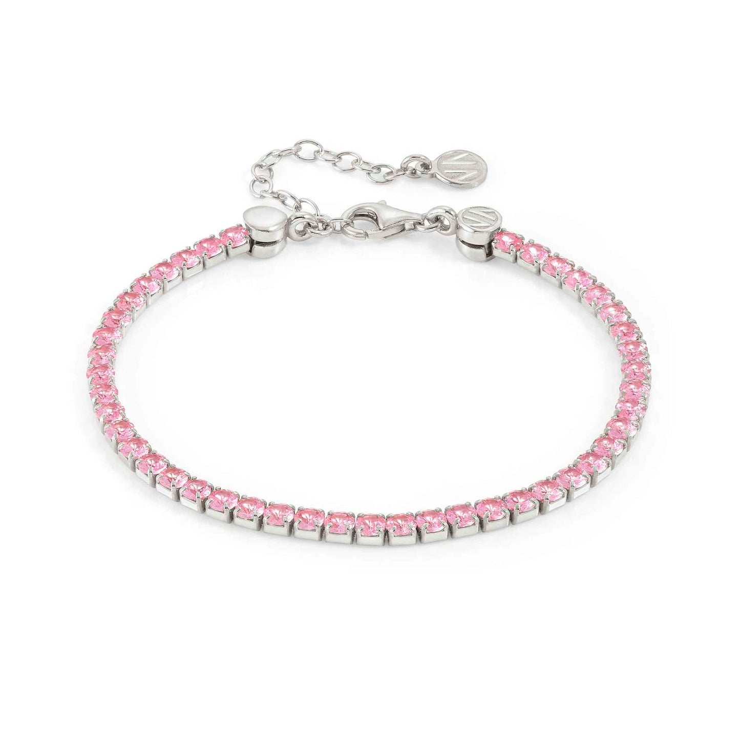 Chic&Charm - Bileklik - Pembe yüzgeç, gümüş