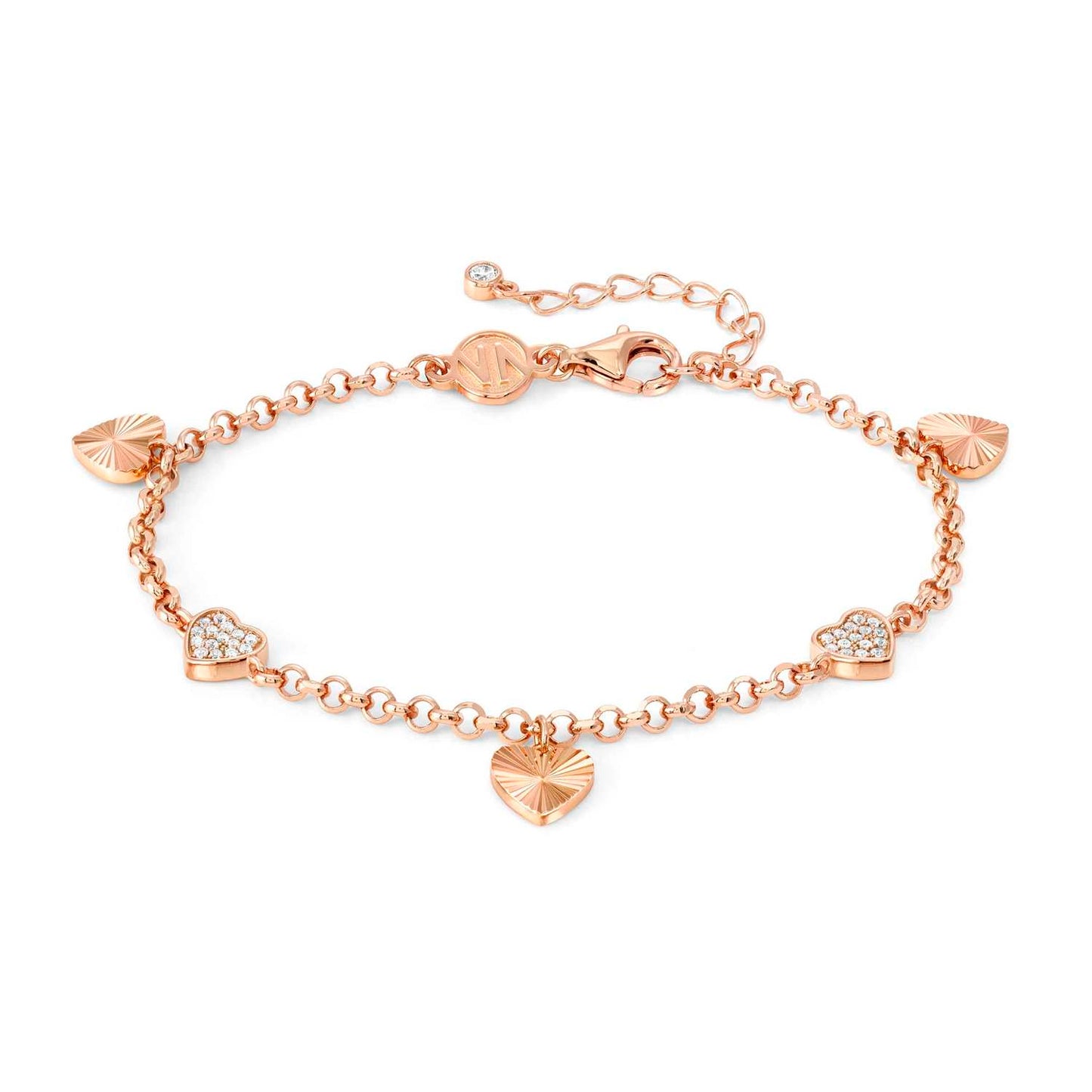 Truejoy - Bileklik - Rose altın kalp