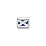 Composable Classic Dekoratif Link - Bayraklar - İskoçya - (01 Scotland) 925 Gümüş