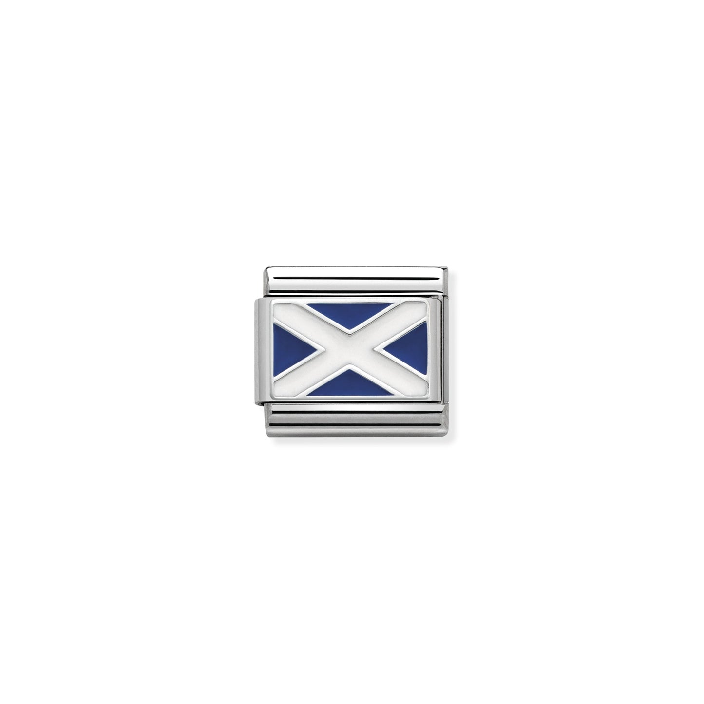 Composable Classic Dekoratif Link - Bayraklar - İskoçya - (01 Scotland) 925 Gümüş