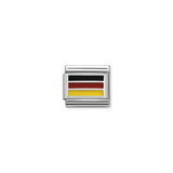 Composable Classic Dekoratif Link - Bayraklar - Almanya - (14 Germany) 925 Gümüş