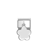 Composable Classic Dekoratif Charm - Charm Plakalar - Asma kilit - 925 Gümüş