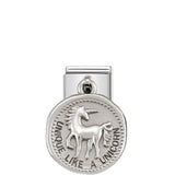 Composable Classic Dekoratif Charm - Charm Dilekler - Unicorn gibi benzersiz -  925 Gümüş