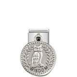 Composable Classic Dekoratif Charm - Charm Dilekler - Bilgelik - (16 WISDOM) 925 Gümüş