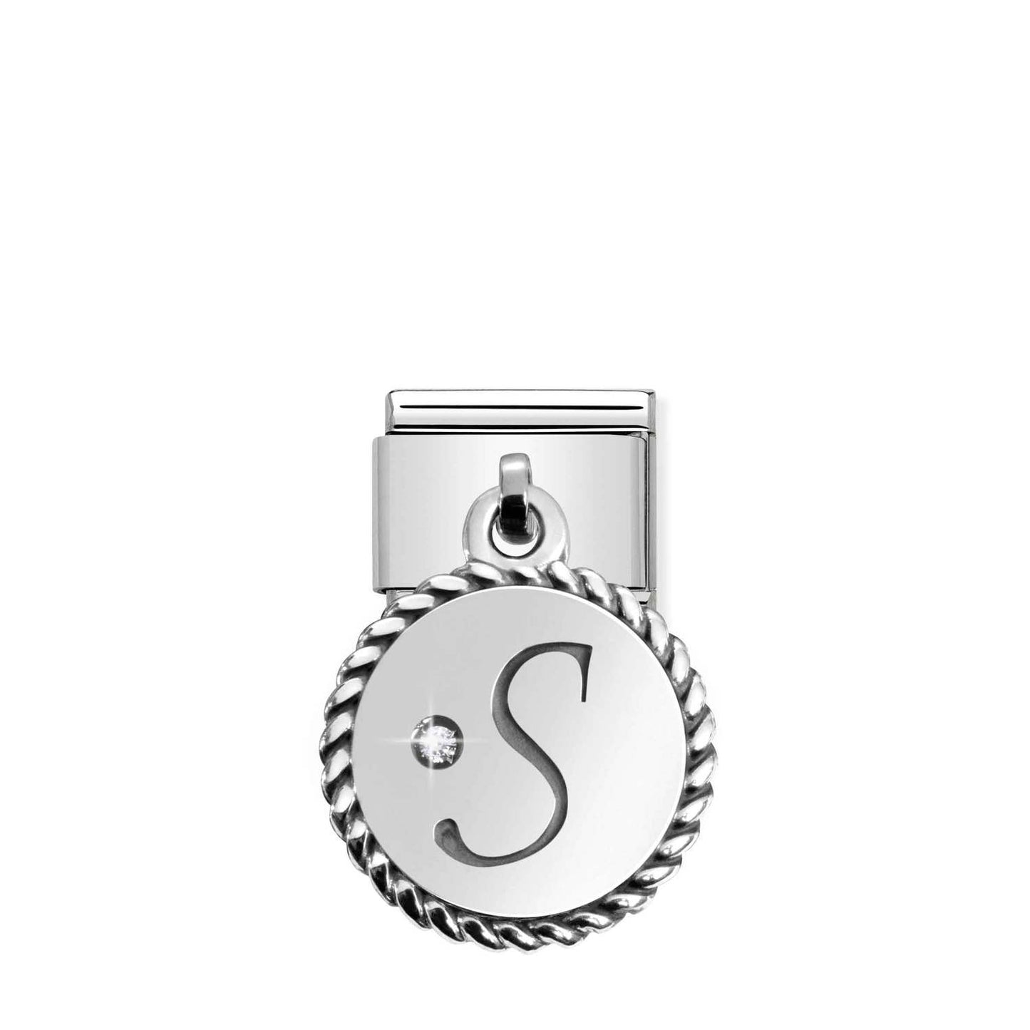 Composable Classic Dekoratif Charm - Charm Yazılar - S - (19 S) 925 Gümüş