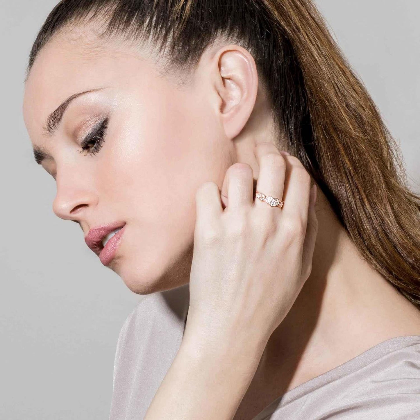 Angel - Yüzük - 011 Rose altın 022 Beden 12