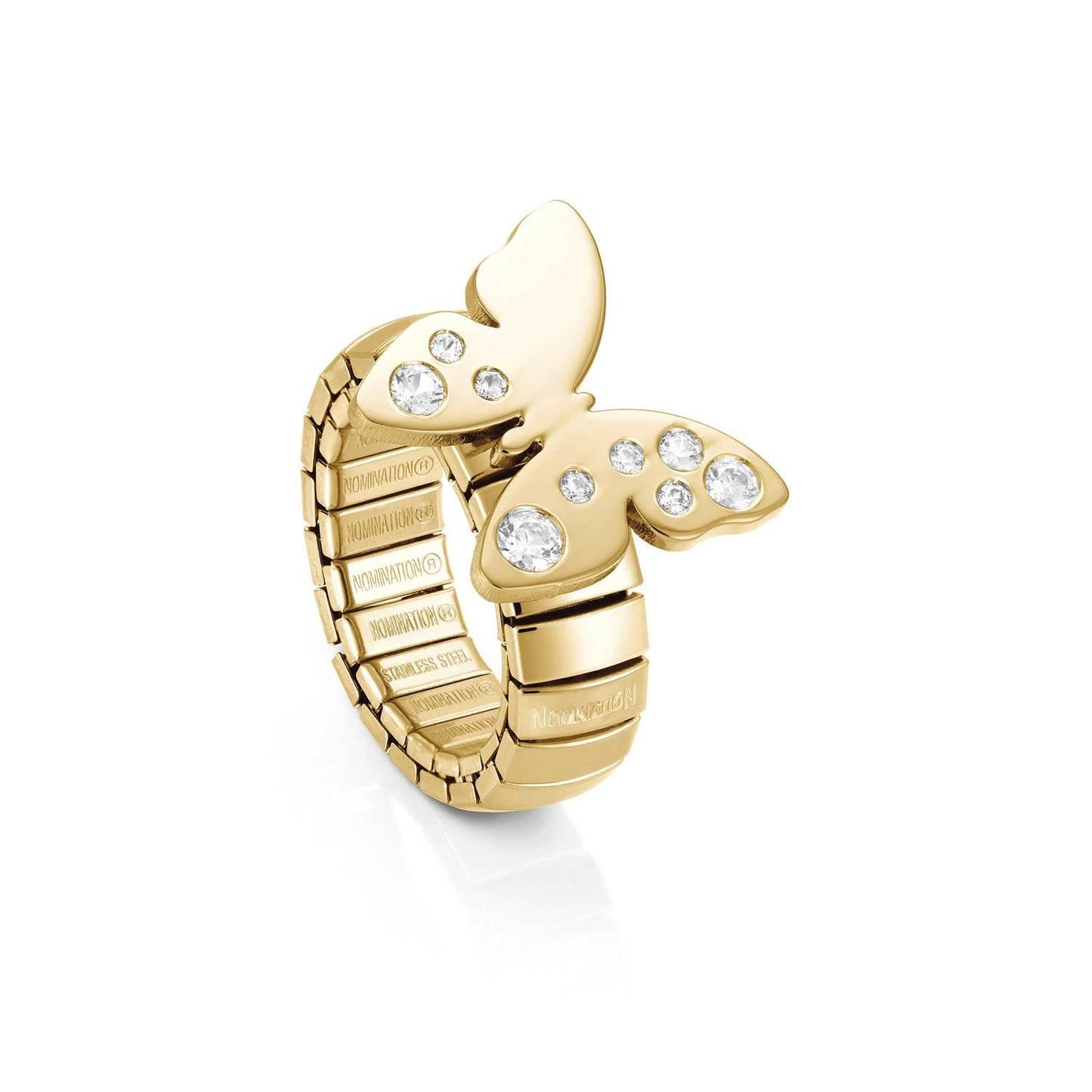 Butterfly - Yüzük - Sarı altın