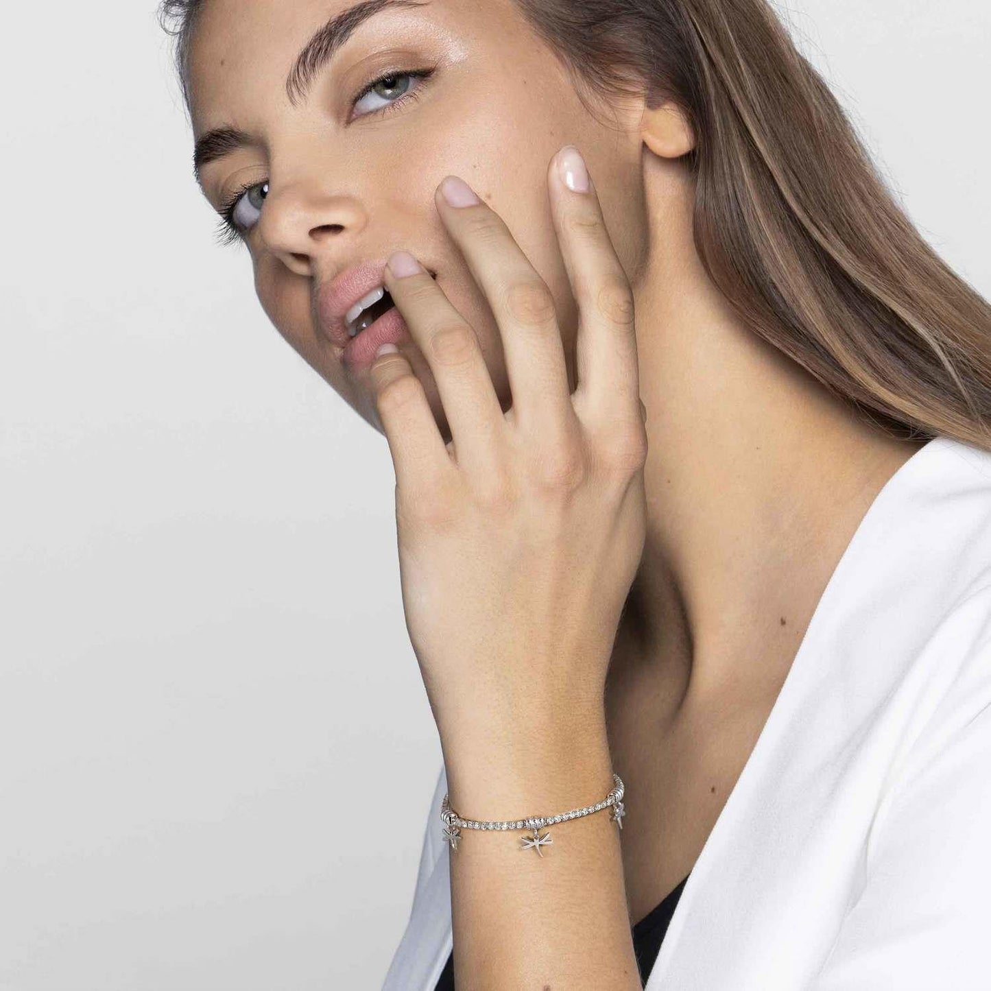 Chic&Charm - Bileklik - Gümüş Kalp