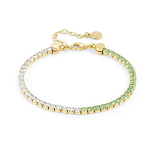 Chic&Charm  Bileklik  Yeşil yüzgeç, sarı altın