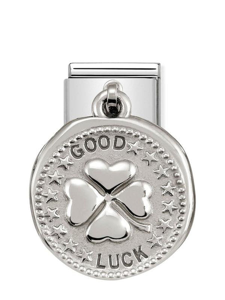 Composable Classic Dekoratif Charm  Charm Dilekler  İyi Şanslar   925 Gümüş