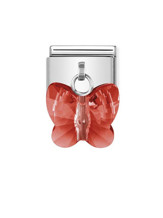 Composable Classic Dekoratif Charm  Charm Kristal   Kırmızı  22 Red