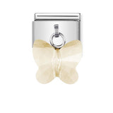 Composable Classic Dekoratif Charm - Charm Kristal  - Şampanya - (21 Champagne)