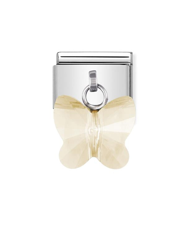 Composable Classic Dekoratif Charm - Charm Kristal  - Şampanya - (21 Champagne)