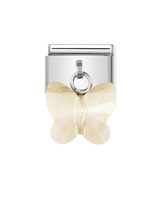 Composable Classic Dekoratif Charm - Charm Kristal  - Şampanya - (21 Champagne)