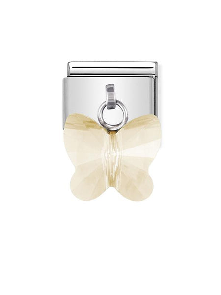 Composable Classic Dekoratif Charm - Charm Kristal  - Şampanya - (21 Champagne)