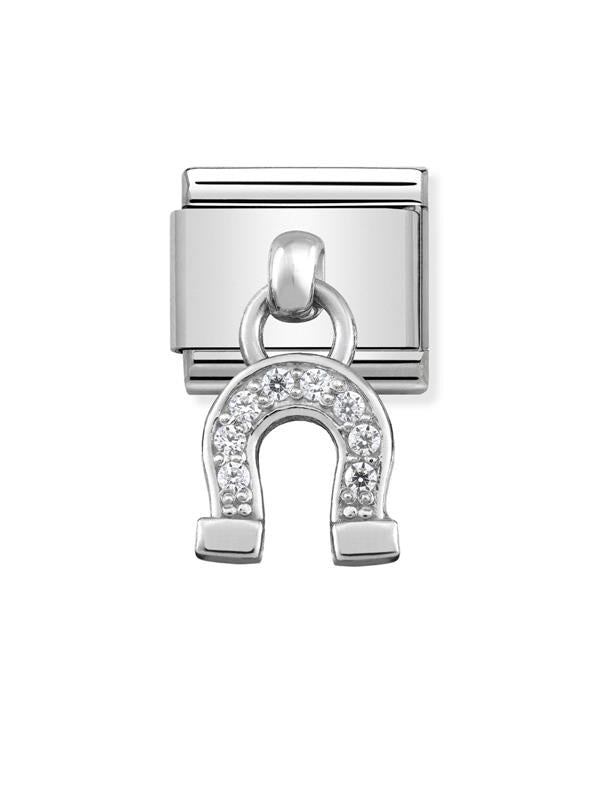 Composable Classic Dekoratif Charm - Charm Semboller - At nalı - (03 Horseshoe) 925 Gümüş