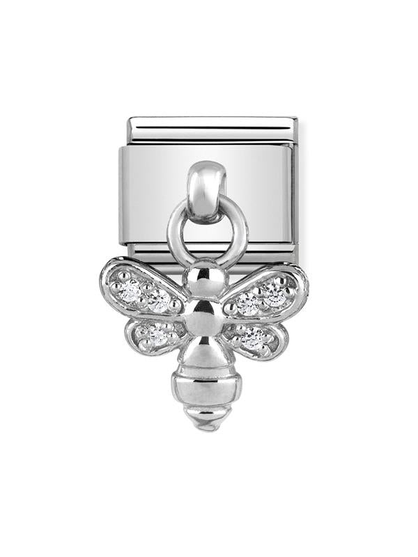 Composable Classic Dekoratif Charm - Charm Semboller - bal arısı - (15 Bee) 925 Gümüş