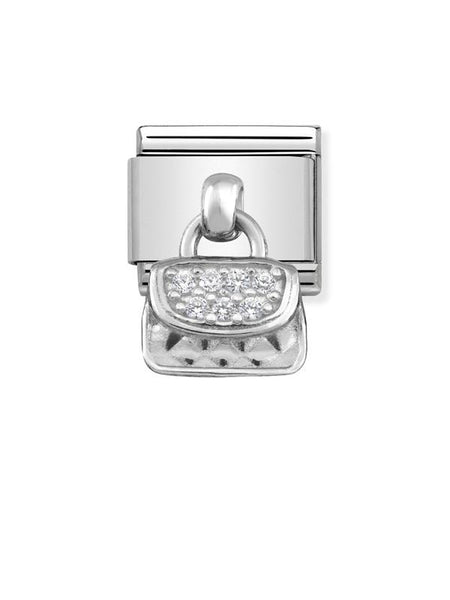 Composable Classic Dekoratif Charm - Charm Semboller - Çanta - (08 Bag) 925 Gümüş