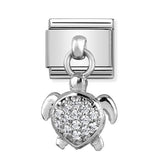 Composable Classic Dekoratif Charm - Charm Semboller - Deniz kaplumbağası -  925 Gümüş