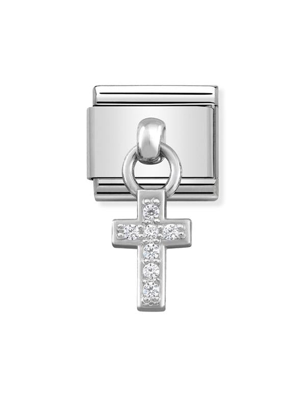 Composable Classic Dekoratif Charm - Charm Semboller - Haç - (04 Cross) 925 Gümüş