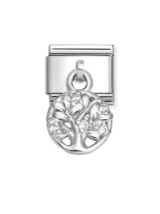 Composable Classic Dekoratif Charm - Charm Semboller - Hayat Ağacı -  925 Gümüş