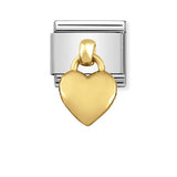 Composable Classic Dekoratif Charm - Charm Semboller - Kalp - (01 Heart) 18K Altın