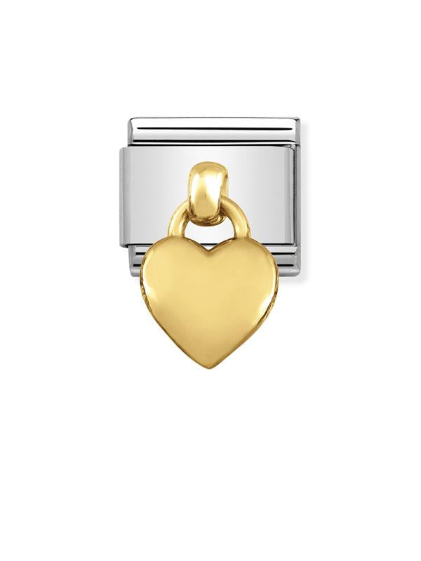 Composable Classic Dekoratif Charm - Charm Semboller - Kalp - (01 Heart) 18K Altın