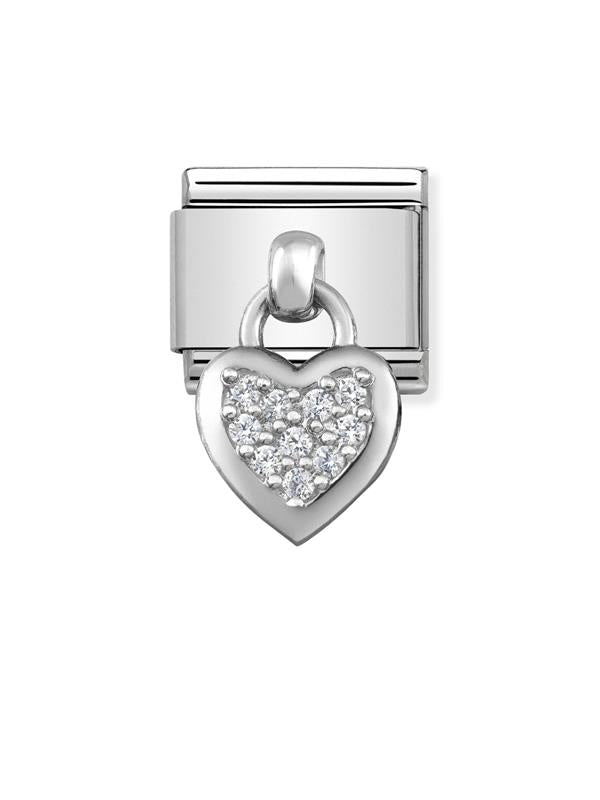 Composable Classic Dekoratif Charm - Charm Semboller - Kalp - (01 Heart) 925 Gümüş