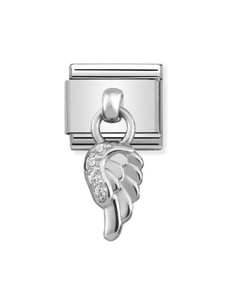 Composable Classic Dekoratif Charm - Charm Semboller - Kanat - (06 Wing) 925 Gümüş