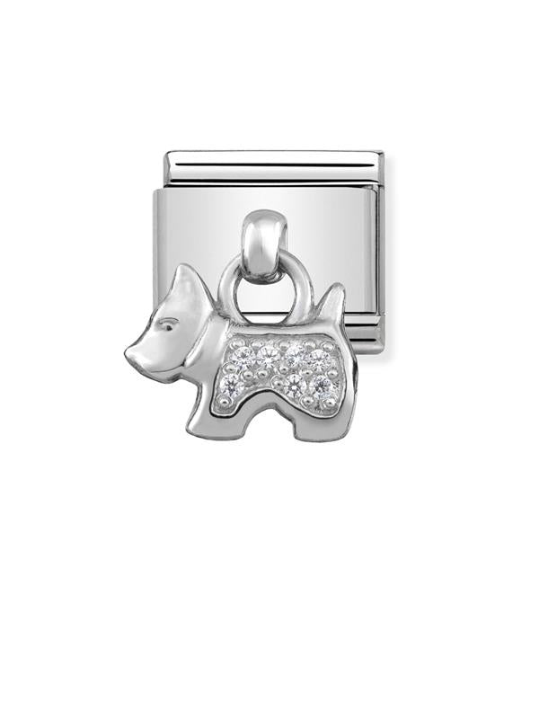 Composable Classic Dekoratif Charm - Charm Semboller - Köpek - (09 Dog) 925 Gümüş