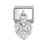 Composable Classic Dekoratif Charm - Charm Semboller - Melek -  925 Gümüş