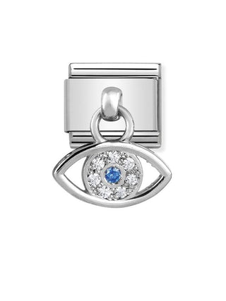 Composable Classic Dekoratif Charm - Charm Semboller - Nazar Boncuğu -  925 Gümüş