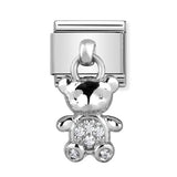 Composable Classic Dekoratif Charm - Charm Semboller - Oyuncak ayı -  925 Gümüş