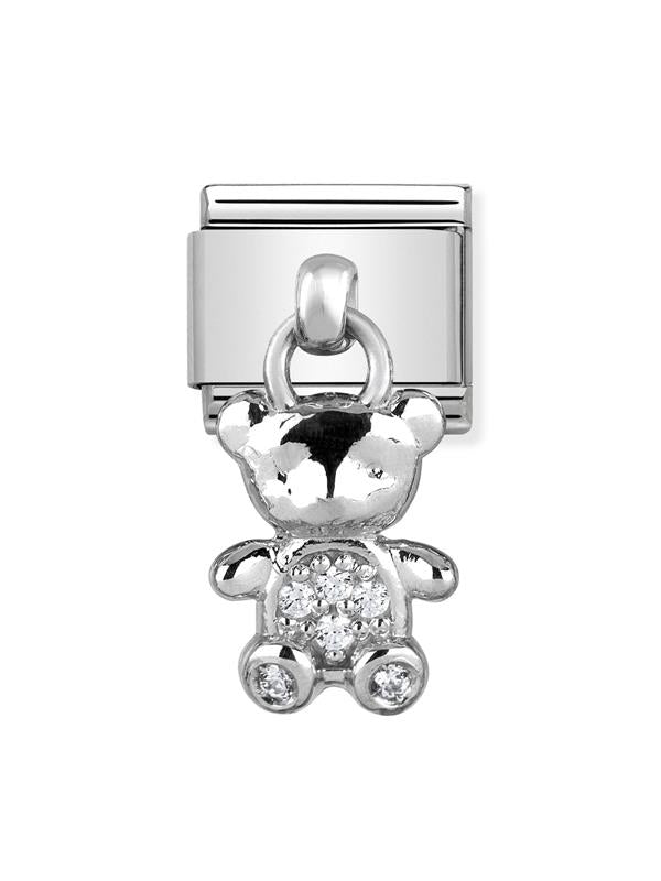 Composable Classic Dekoratif Charm - Charm Semboller - Oyuncak ayı -  925 Gümüş