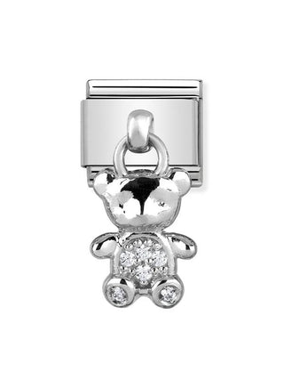 Composable Classic Dekoratif Charm - Charm Semboller - Oyuncak ayı -  925 Gümüş
