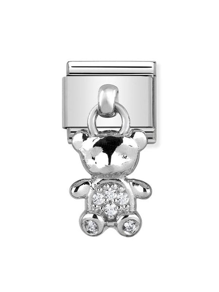 Composable Classic Dekoratif Charm - Charm Semboller - Oyuncak ayı -  925 Gümüş
