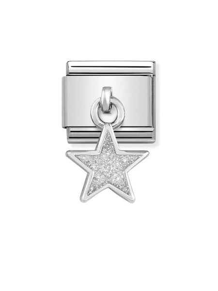 Composable Classic Dekoratif Charm - Charm Semboller - Parıltı yıldızı -  925 Gümüş