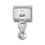 Composable Classic Dekoratif Charm - Charm Semboller - Sonsuzluk -  925 Gümüş