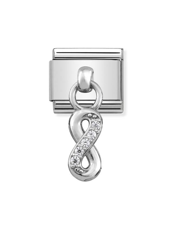 Composable Classic Dekoratif Charm - Charm Semboller - Sonsuzluk -  925 Gümüş